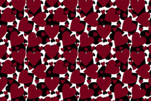 Abstract Vector Hearts Pattern Design: A Versatile Creative Resource