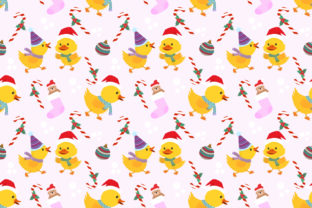 Christmas Duckling Seamless Pattern: A Versatile Design Asset for Creative Professionals