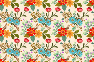 Colorful Flowers Pattern: A Versatile Design for Creative Projects