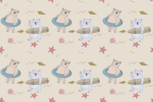 Cute Bear on the Beach Seamless Pattern: A Practical Guide for Designers and Makers