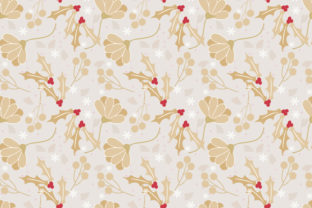 Golden Flower Seamless Pattern: A Versatile Design for Creativity