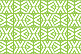 Green Block Tile Pattern: A Simple Digital Pattern with Versatile Color Options