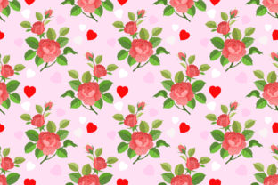 Seamless Romantic Pattern with Roses