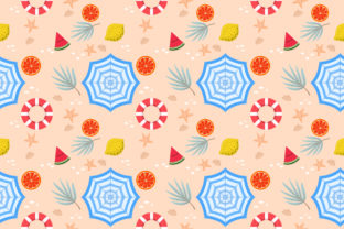 Seamless Summer Elements Pattern: A Versatile Design Asset for Creative Professionals and Everyday Makers